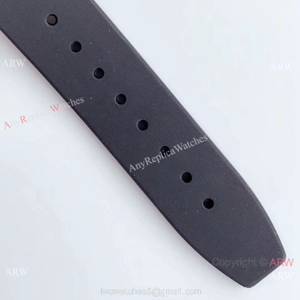 BF Replica Audemars Piguet Royal Oak Chronograph Watch White Face Rubber Strap