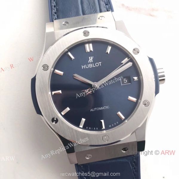 Hublot Classic Fusion HUB1112 Blue Watch Replica Swiss Hublot