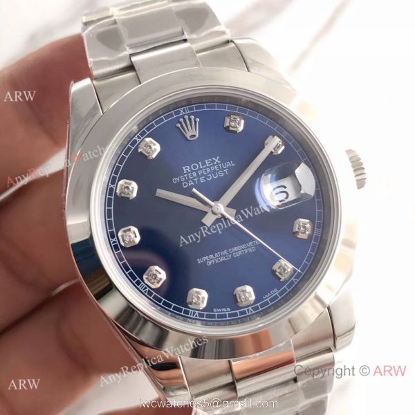 UPGRADED Rolex Datejust II Blue Dial Stainless Steel Oyster Watch BP Factory Rolex