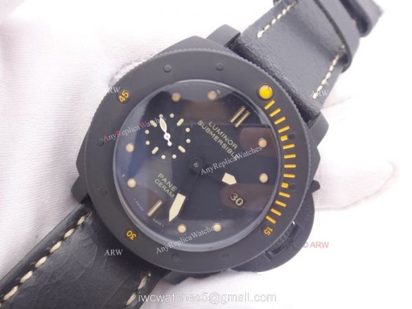 Panerai Luminor Submersible Ceramica PAM508 Replica Watch Brown Markers