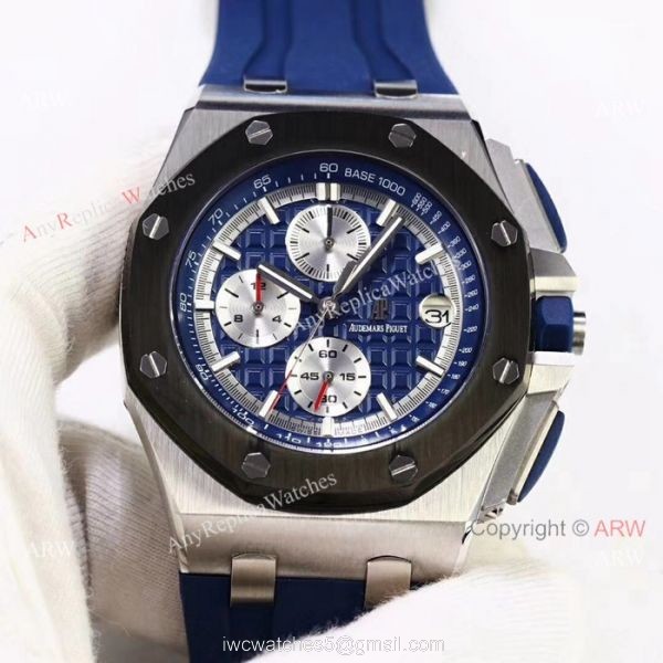 AUDEMARS PIGUET ROYAL OAK OFFSHORE SS BLUE FACE WATCH REPLICA