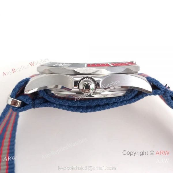 Swiss Grade Omega Commanders 007 James Bond Omega Watch White Face Nato Strap