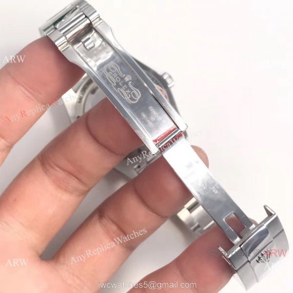 AR Factory Swiss Rolex Milgauss 904L Stainless Steel Watch Green Glass 40mm