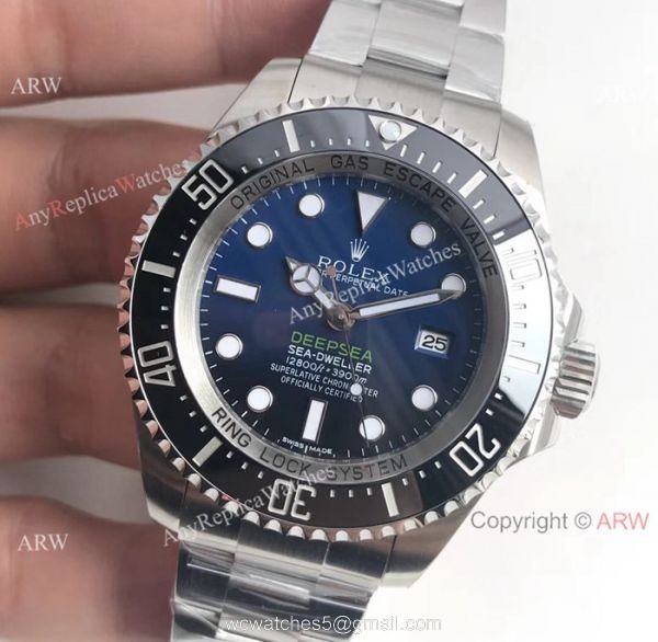 AR Factory Rolex Deepsea Sea Dweller Ref.116660 D-Blue Dial Swiss ETA 3135 Watch 44 mm