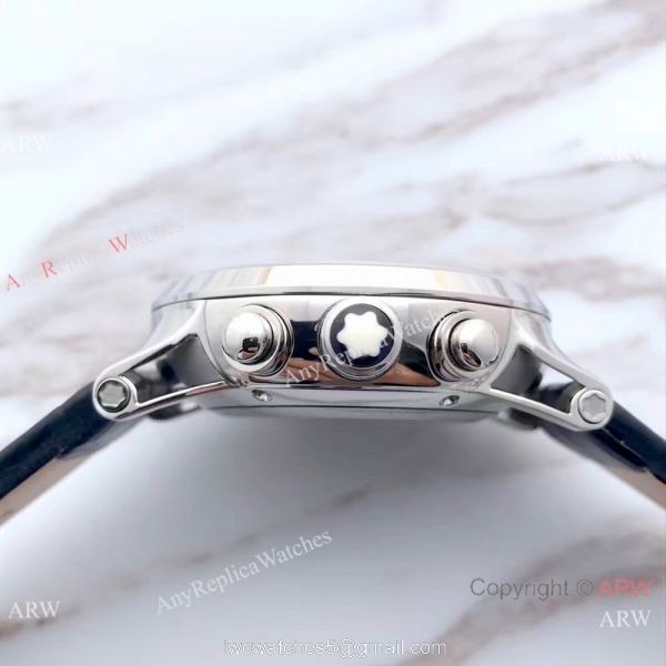 Swiss Grade 1 7750 MontBlanc Timewalker SS Rose Gold Markers / Mont Blanc Knock Off Watch