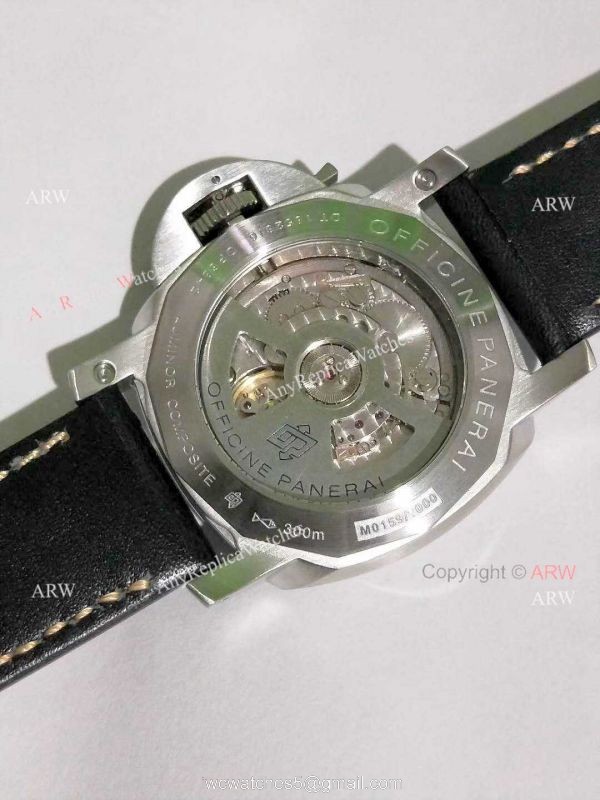 Buy Fake Panerai Watch Luminor Marina Pam 312 Black Leather Wrist