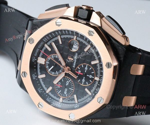 JF AUDEMARS PIGUET 26400 CAL.3126 44MM ROSE GOLD CASE WATCH