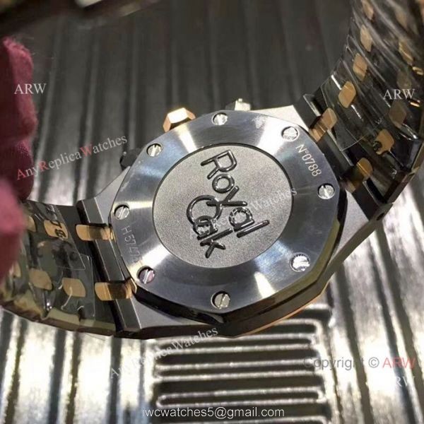 Copy Audemars Piguet Royal Oak 44mm Watches Two Tone Rose Gold