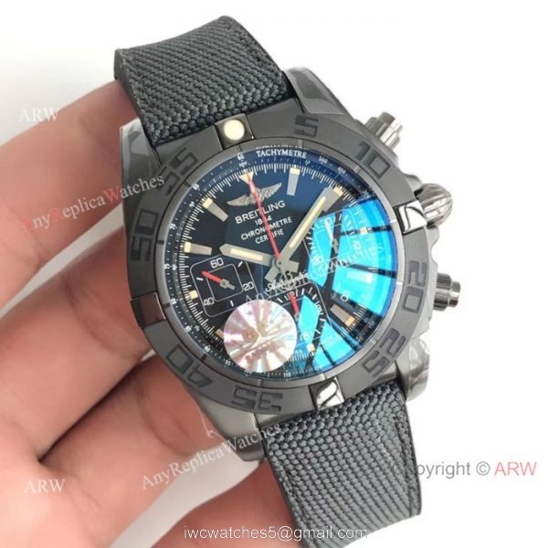 Replica Breitling Chronomat B01 Swiss 7750 Watch All Black