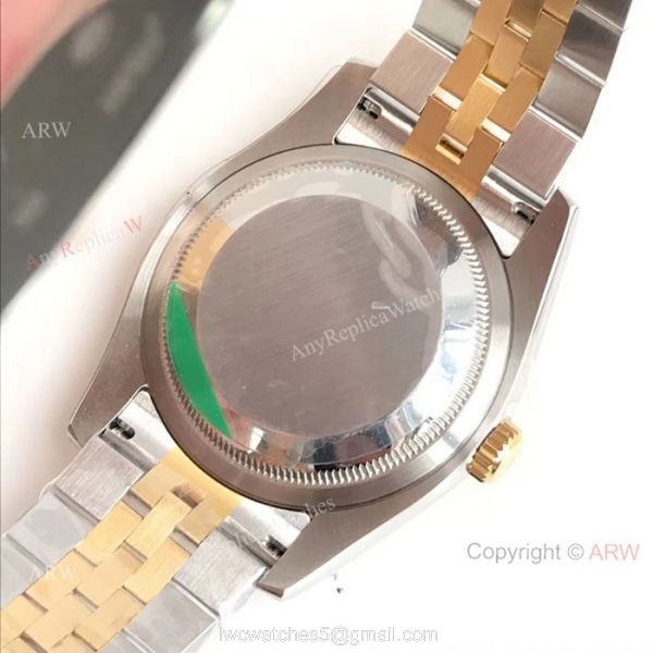 AR factory Replica Rolex DateJust 904L 3135 Watches Two Tone Jubilee Bracelet