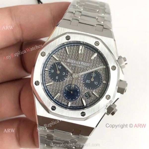 Swiss 7750 Royal Oak Audemars Piguet Replica Watches Gray Dial 26331OR