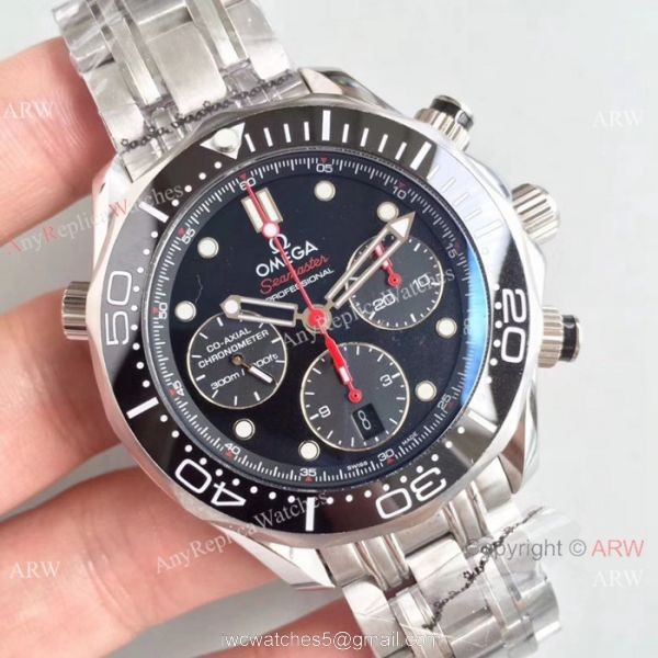 AAA Swiss Omega Seamaster Diver 300M Co-Axial James Bond Watch Replica