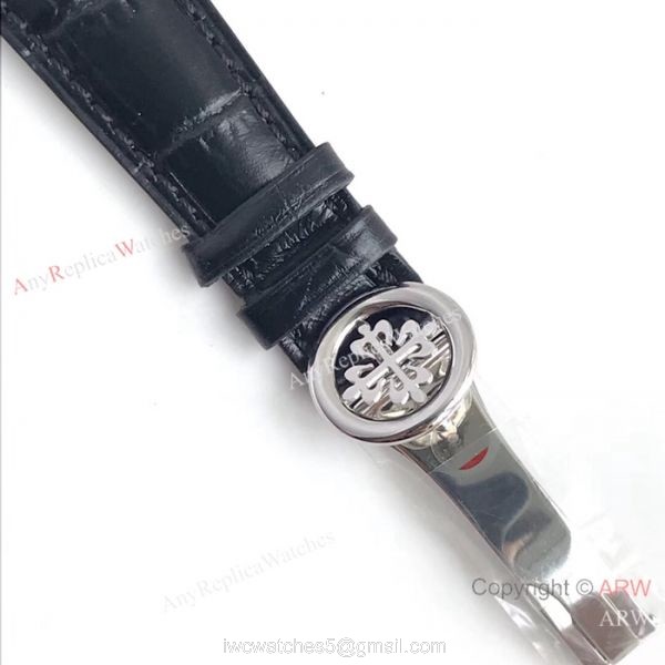 Swiss Grade One Patek Philippe Moonphase Replica Watch Ref.5396 Gray Rhodium Annual Calendar Face