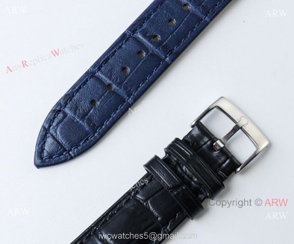 Highest Quality Copy Omega De Ville Swiss 2824 Watch SS Blue Dial