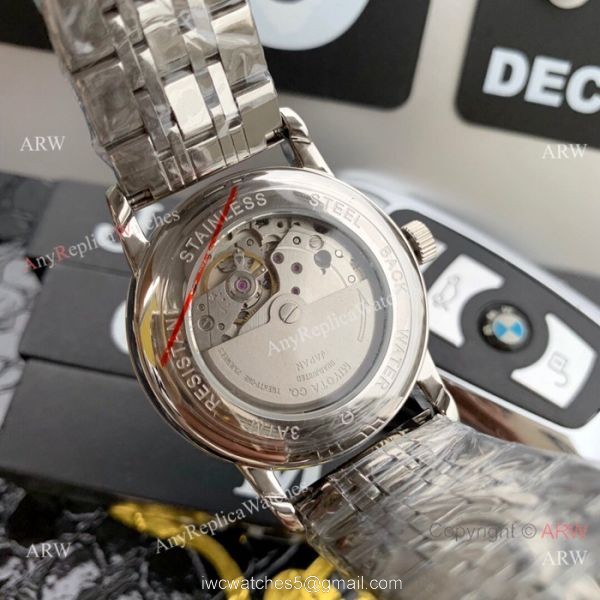 Clone Omega De Ville Stainless Steel Black 42MM Watches New