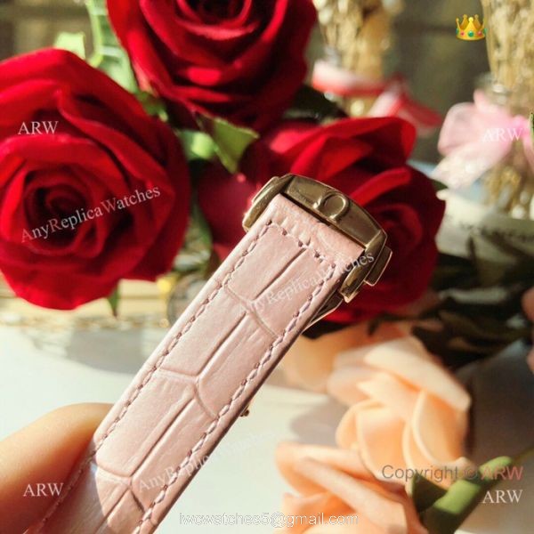 New Replica Omega Ladymatic 36mm Watches Rose Gold Diamond bezel