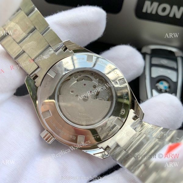 Copy Omega Seamaster Aqua Terra Swiss Citizen 8215 Watches 2-Tone Black Dial