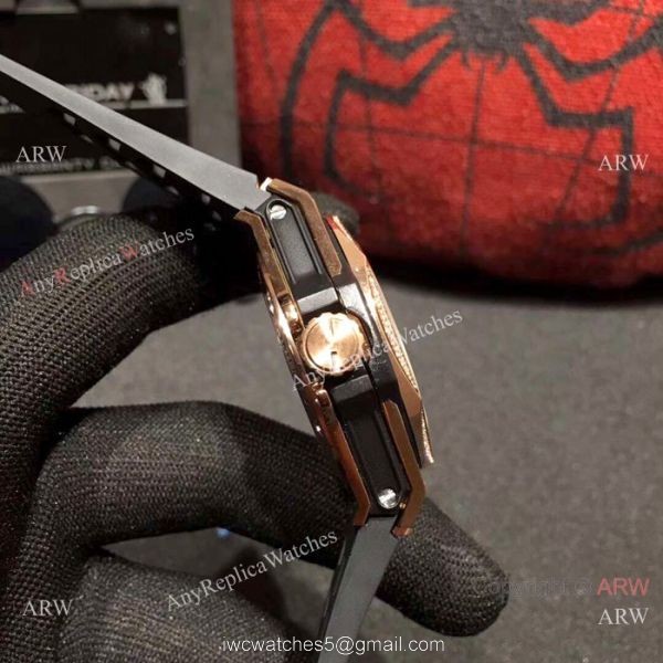 Copy Hublot Big Bang Special Edition Iced Out Full Diamond Watch Rose Gold Case