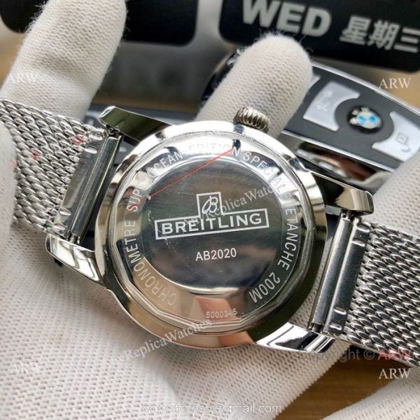 New replica Breitling Superocean Heritage Automatic Watches Blue Bezel White Dial 42mm