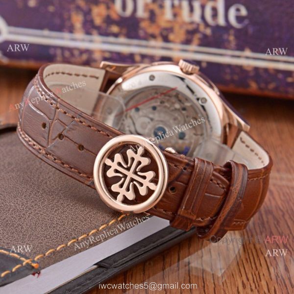 Clone Patek Philippe Perpetual Calendar Watch White Dial Stainless Steel Case