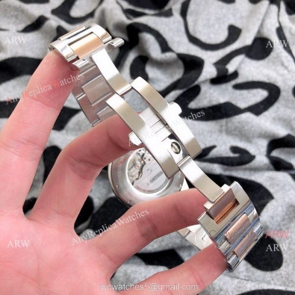 Ballon Bleu de Cartier 82S5 Replica Watch Two Tone Rose Gold Swiss Quality