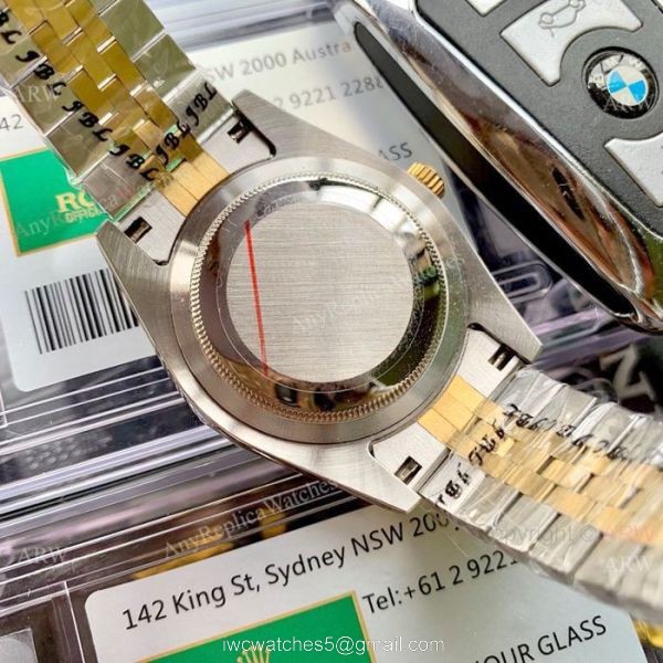 Asia 8215 Rolex Datejust II Jubilee Bracelet 2-Tone White MOP Dial Watch