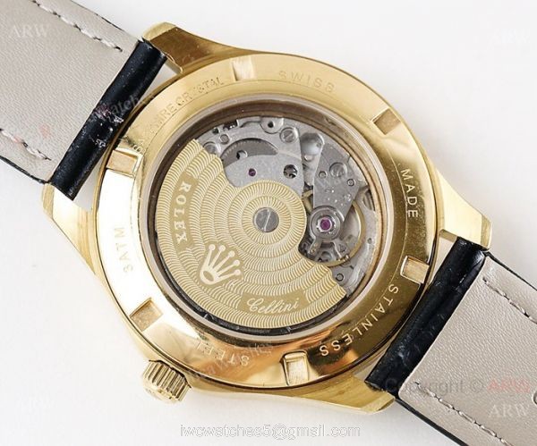Swiss Grade Rolex Datejust 8215 Yellow Gold Watch 2019 Replica