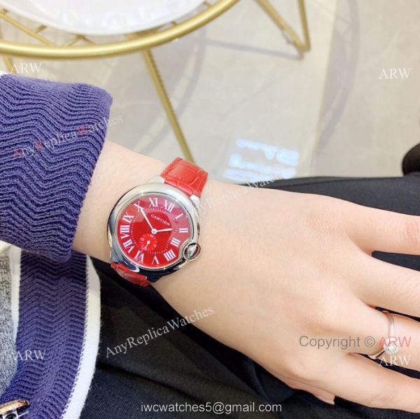 Cartier Ballon Bleu 36mm Quartz Watch China AAA Replica Watches For Sale