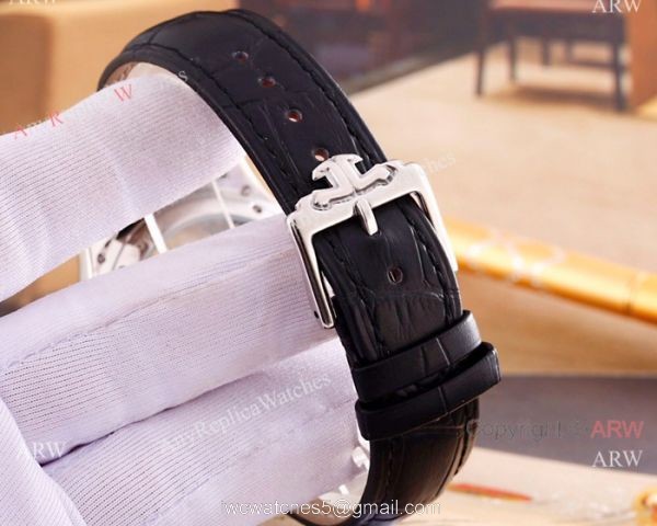 Fake Jaeger-LeCoultre Master Ultra Thin Tourbillon Watches SS Skeleton Dial