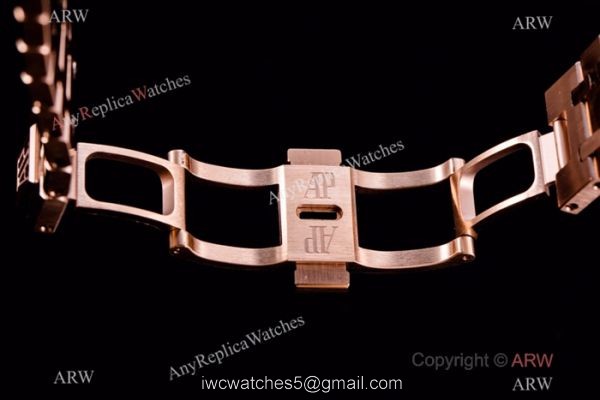 BF Factory Audemars Piguet Royal Oak Blue Dial Rose Gold Replica Watch