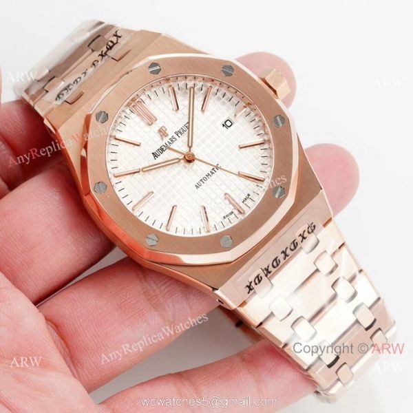 Swiss Grade Audemars Piguet Royal Oak Replica Watch Rose Gold