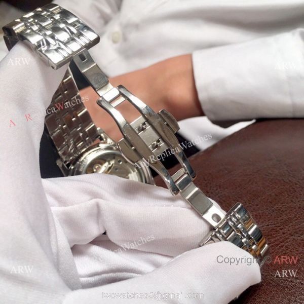 Best Copy Jaeger-LeCoultre Two Tone Rose Gold Tourbillon Watch 42mm