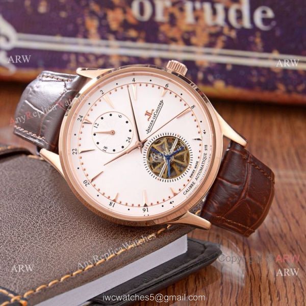High Quality Jaeger LeCoultre Master Grande Tradition A Tourbillon Watch Rose Gold 41mm