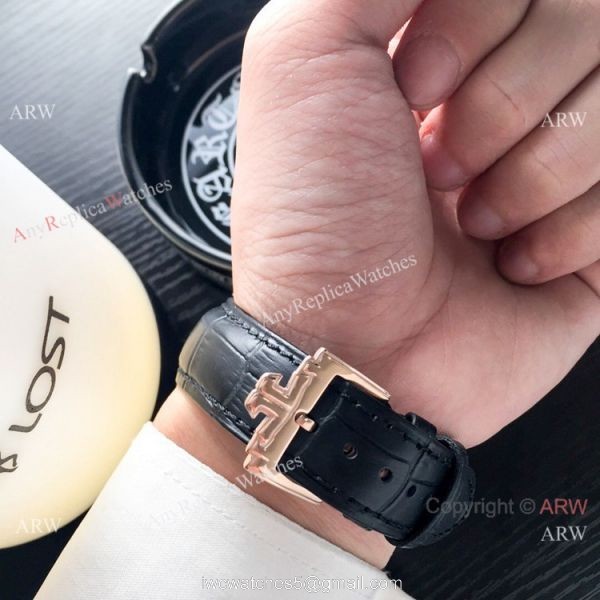 Copy Jaeger LeCoultre Flying Tourbillon Rose Gold watch Mens