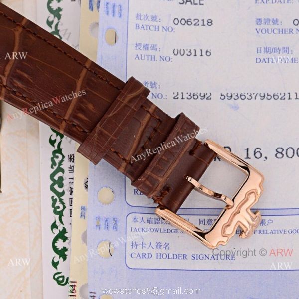 Fake Jaeger-LeCoultre Flying Tourbillon Rose Gold Arabic Watch 43mm