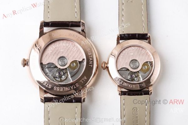 Swiss Grade 1 Blancpain Villeret Ultraplate Replica Watch Rose Gold Diamond Lovers watch