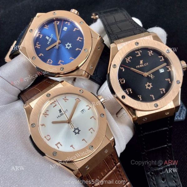New Style Replica Hublot Classic Fusion Special Edition Mens Watch Rose Gold