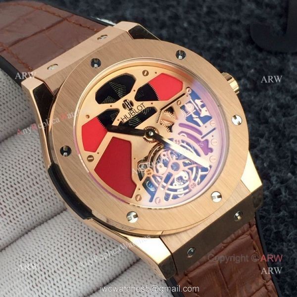 New Fake Hublot Classic Fusion Tourbillon 45mm Watches