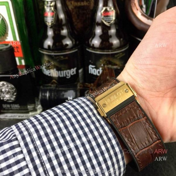 Hublot Classic Fusion Tourbillon Gold Watch Best ARW Replica Watches