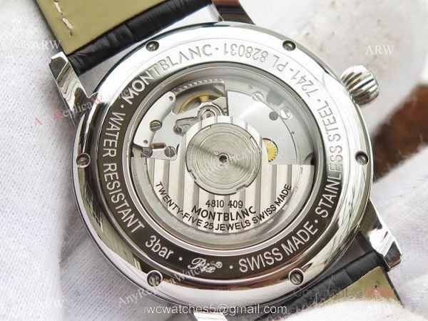 Swiss Montblanc Star Legacy Moon phase U0116508 White Dial Watch Best 1:1 Replica