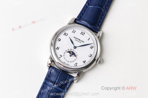 Best 1:1 Montblanc Replica Watch Star Legacy Moonphase U0116508 N White dial Watch