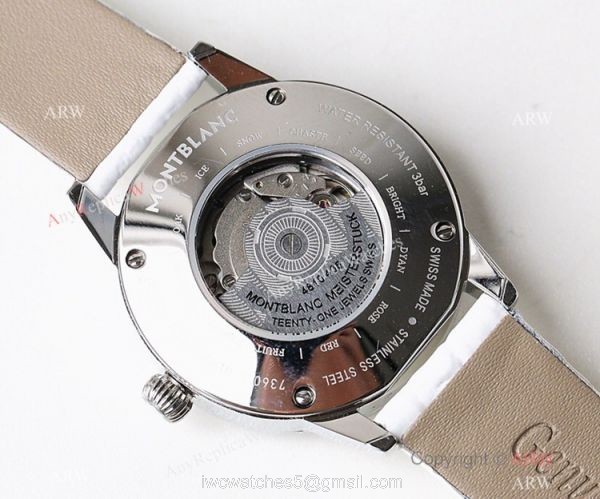 Swiss Montblanc Boheme Date SS Watch 33mm Women Mont Blanc Bracelet Replica