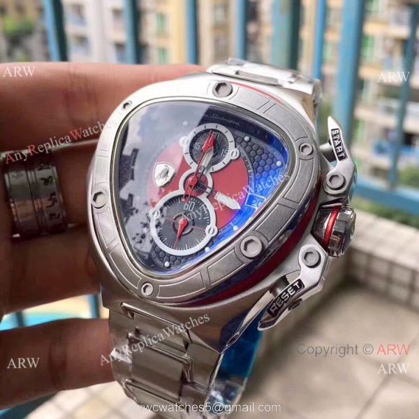 Copy Tonino Lamborghini Spyder 8901 Chronograph watch Stainless Steel
