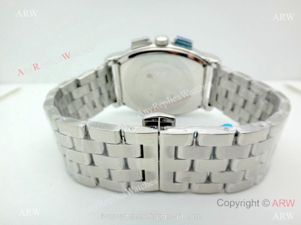 Vacheron Constantin Copy Watch Stainless steel Chronograph Blue Stick