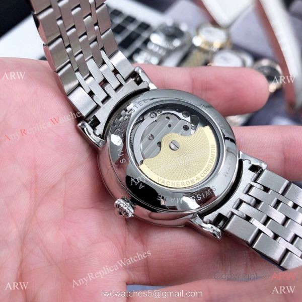 Vacheron Constantin Geneve Moonphase Watches 40mm Two Tone