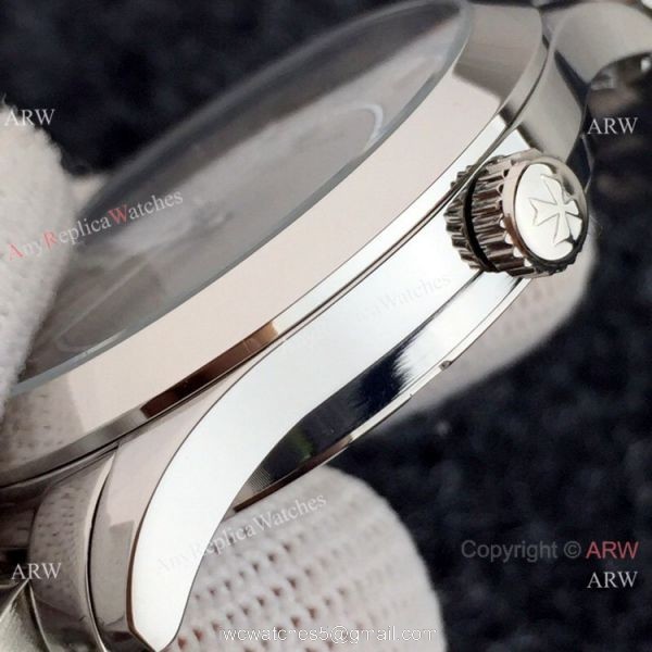 Replica Vacheron Constantin Geneve Automatic Watch SS Black Face