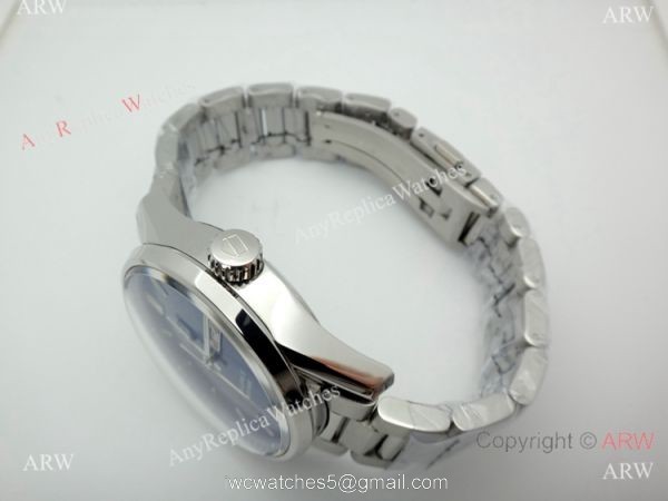 Swiss Replica Tag Heuer Carrera Calibre 5 Stainless Steel Blue Dial Watch