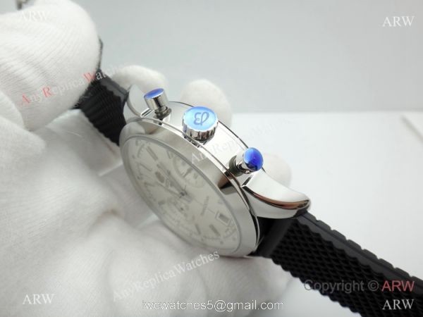 Clone Breitling Transocean Chronograph Watch Stainless Steel White Face 45mm