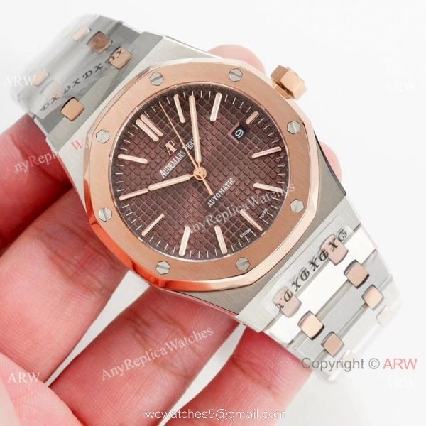 Audemars Piguet Royal Oak Selfwinding 2-Tone Rose Gold Watches Copy