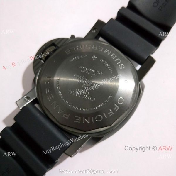 Replica Panerai Submersible Rubber Strap Carbotech Carbon PAM 960